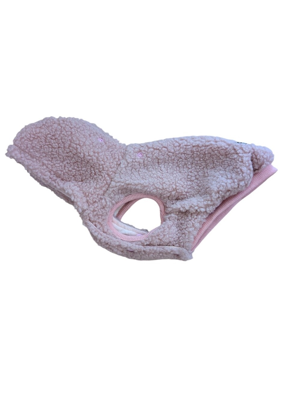 Spark Paws Cozy Pink Sherpa Dog Hoodie